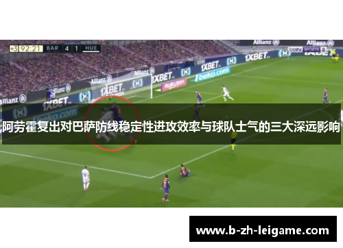 阿劳霍复出对巴萨防线稳定性进攻效率与球队士气的三大深远影响 阿劳霍复出对巴萨防线稳定性进攻效率与球队士气的三大深远影响